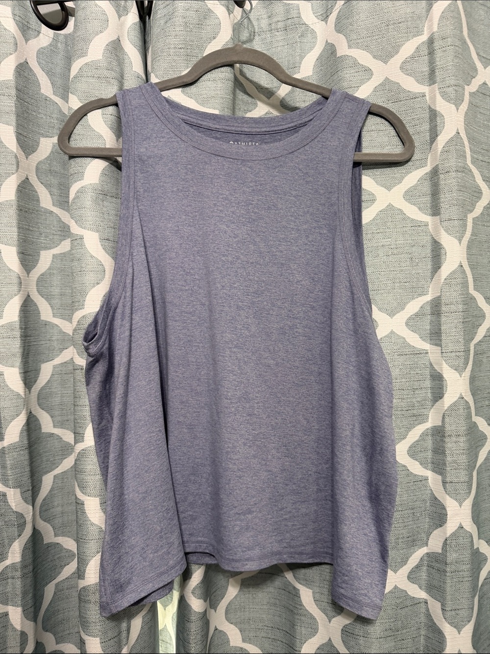 Athleta Lavender Heather Relaxed Tank Top